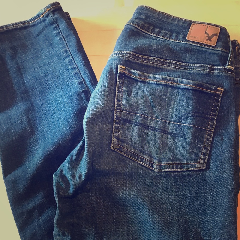 American Eagle Straight Skinny Jeans